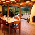 Courtyard fireplace 2