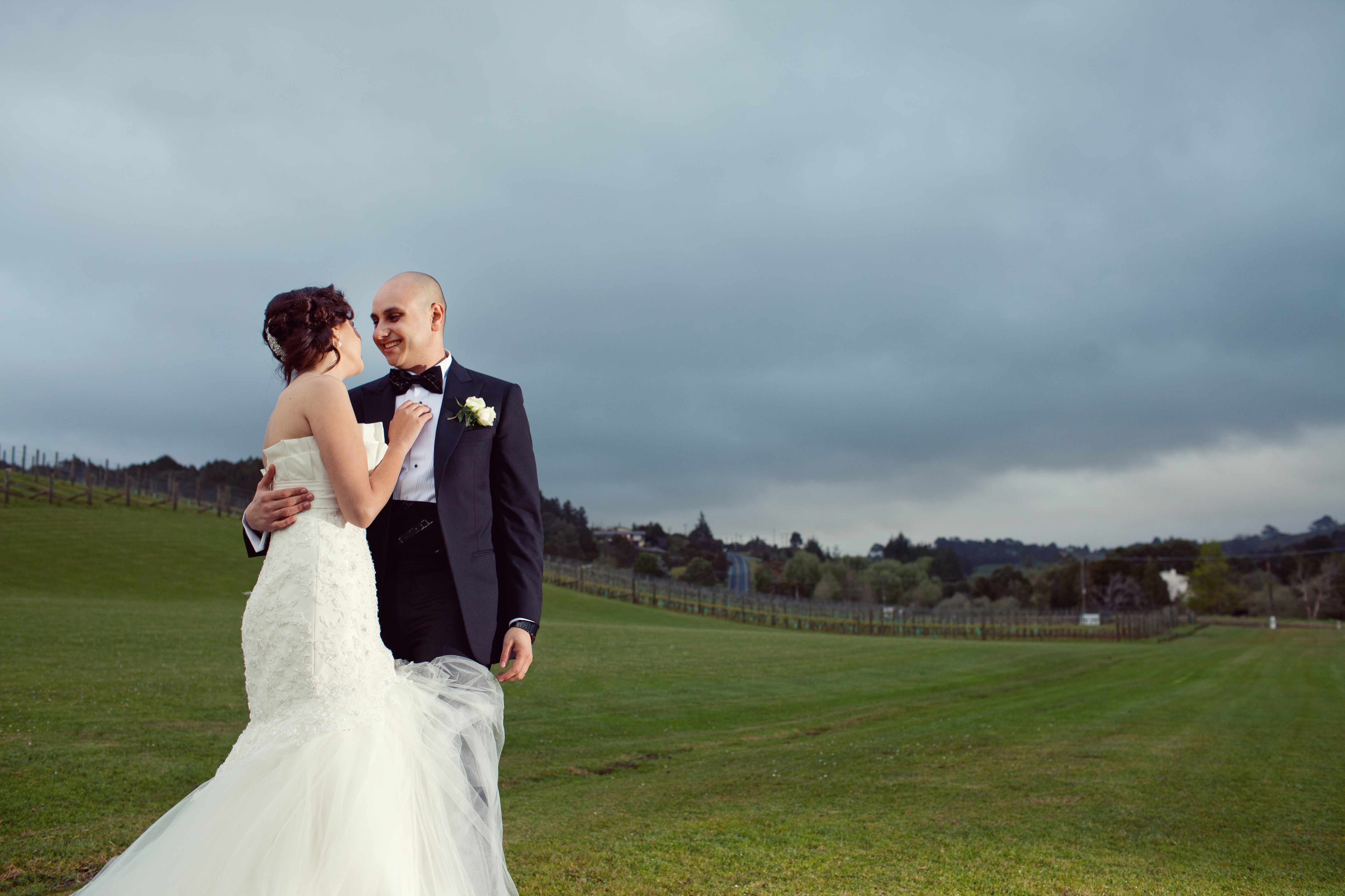 Winter-Wedding-Shot-with-dramatic-Sky