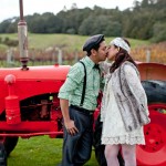 autumn-shot-with-bride-and-groom-and-little-red-tractor