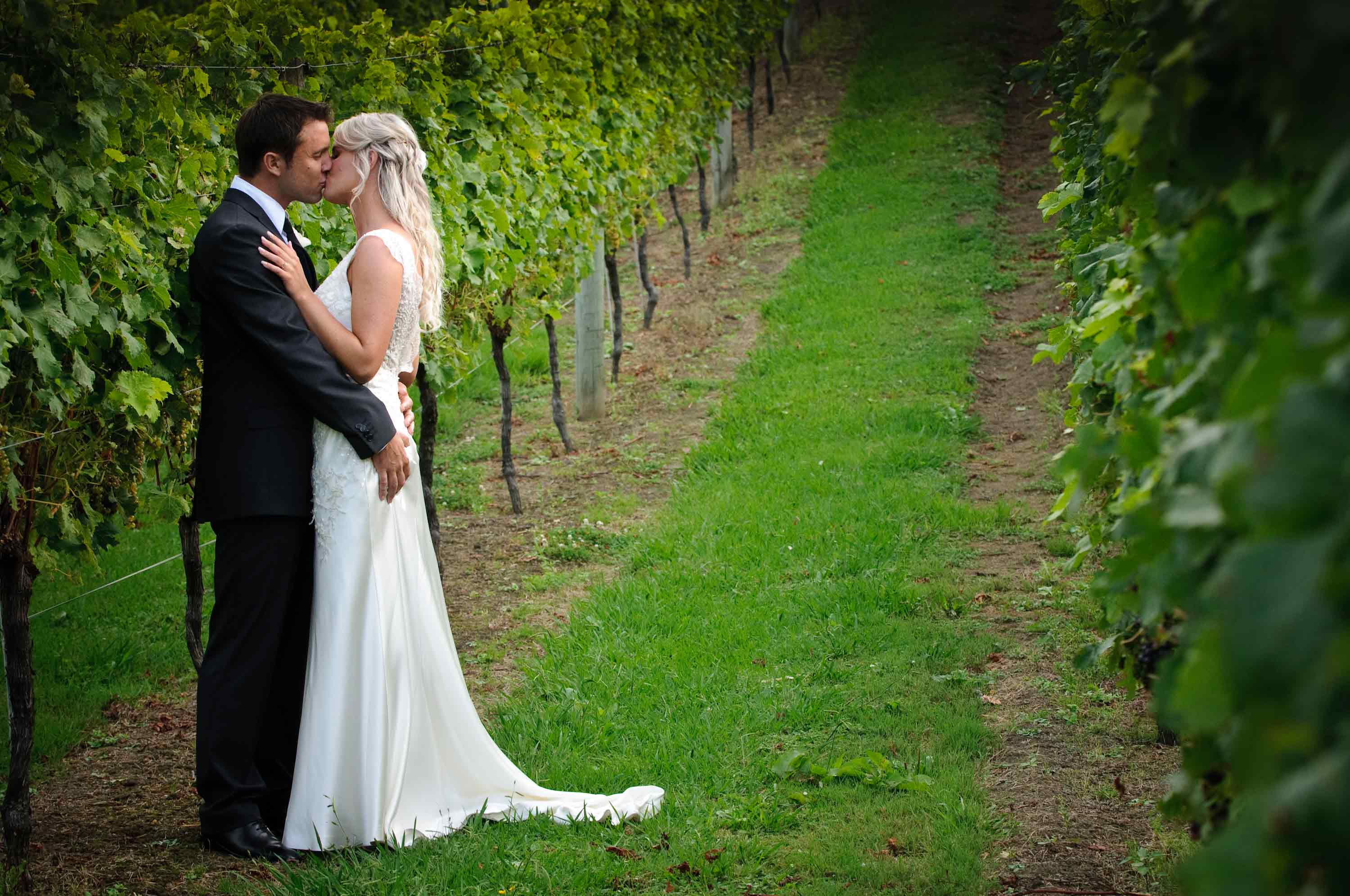 bridal-couple-embracing-in-the-vines
