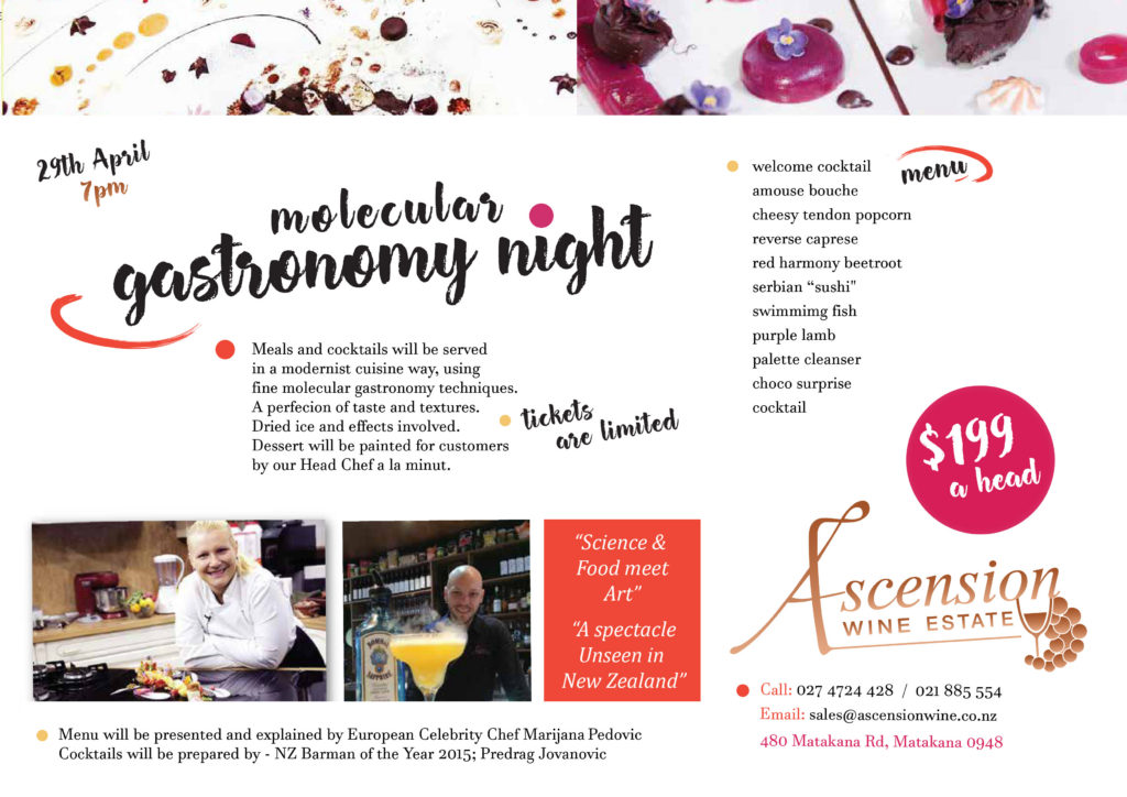 Unseen in New Zealand, Science meets Food & Art