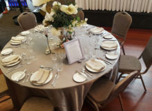 Tables setups Tables setups